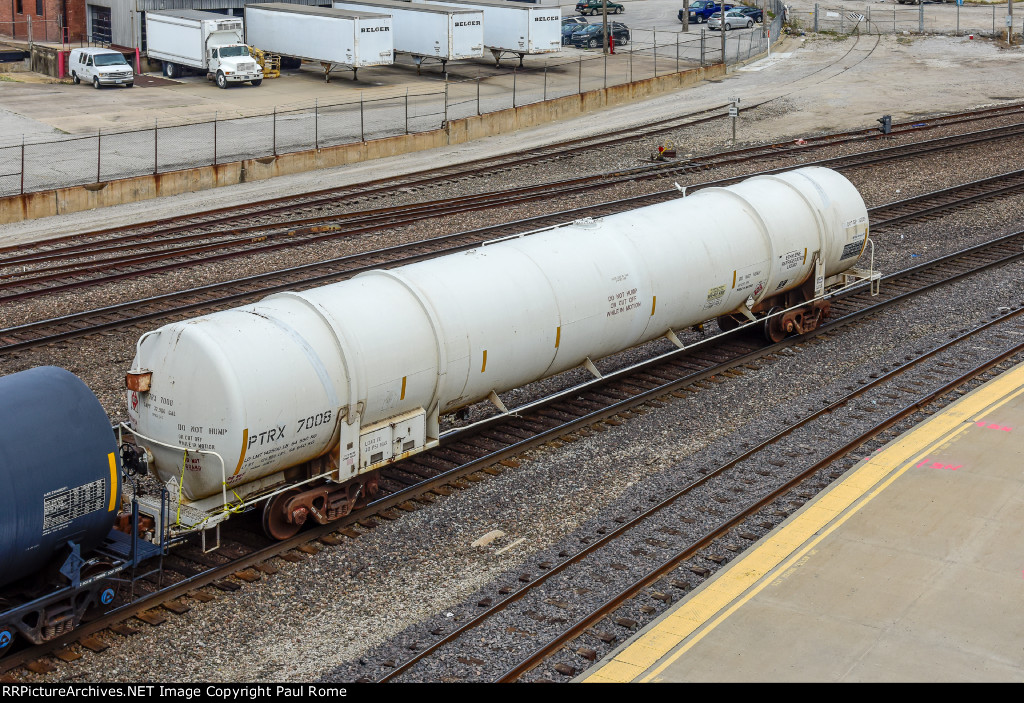 PTRX 7008, 32,900-gal Tank Car on the BNSF